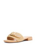 Madden Girl Women's Avaa Flat Sandal, Natural Raffia, 8