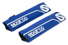 SPARCO SPC1200 Pillow Seat Belt, Blue/ White