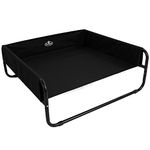 Black Elevated Dog Bed with Raised Sides (Large) 67025