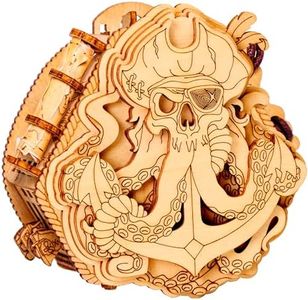 ESC Welt La Caja de Rompecabezas Blackbeard's Compass - Escape Room en una Caja - Acertijo - Caja de Dinero de Juego de Escape 3D - Juego de Adivinanzas en Caja - Caja de Rompecabezas para Niños