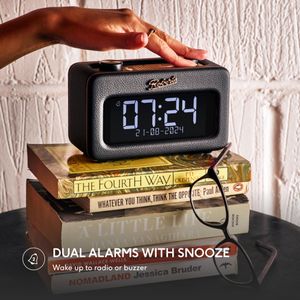 Roberts Revival REST DAB Radio – Black Retro Portable Radio