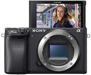 Sony Alpha 6400 - Cámara evil APS-C (Enfoque automático rápido 0.02s, 24.2 Megapíxeles, grabación de videos en 4K y pantalla inclinable para Vlogging)
