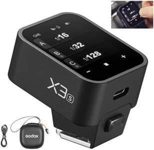 Godox X3S X3-S TTL Wireless Flash Trigger for Sony Camera,OLED Touchscreen Flash Transmitter,Built-in Lithium Battery+Quick Charge(Upgrade Version of X2T-S/Xpro-S/XProII-S)