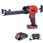 Cordless Caulking Gun Electric Sealant Gun - 4 Adjustable Speeds 300ML Drip-Free Caulk Guns