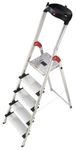 Hailo 8040-501 XXL 150 kg Capacity Aluminium Deluxe Comfort Steps (5 Steps)