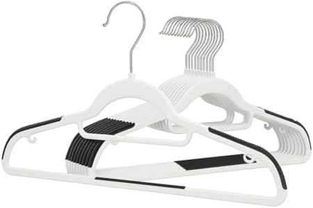 24 Giant Tubular Plastic Hanger - Super Duty, 24 Hangers, Proudly Made in The USA!