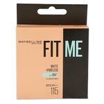 Maybelline New York Fit Me 12Hr Matte+Poreless Spf28 Pa+++ Oil Control Compact Powder For Normal Skin Types 115 Ivory, Natural, 8Gm