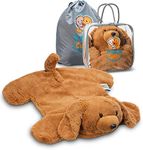 FRIENDLY CUDDLE Weighted Lap Pad for Kids 5 lbs. - Sensory Weighted Stuffed Animals - Lap Blanket for Toddlers Kids Adults with Sensory Processing Disorder - Perfect for Classroom Travel Home Office