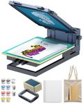 xTool Screen Printer for xTool S1, D1 Pro Series(Multi-Color Kit), Try Screen Printing with Laser and Bring Color to Laser Projects, with Pre-Coated Screens, for T-Shirt, Wood,etc(Laser Not Included)