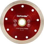 GoYonder 4"D105mm Super Thin Diamond Ceramic Saw Blade Porcelain Cutting Blade for Cutting Ceramic Or Porcelain Tile (4 inch)