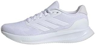 Adidas Women's Run Falcon 5, White/White/White, 9
