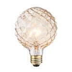 Globe Electric 84637 40W Clear Designer Vintage Edison Crystalina Incandescent Light Bulb, E26 Base, 220 Lumens