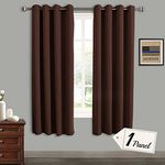 Home Fashion Thermal Insulated Blackout Curtains Chocolates