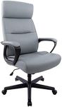 Staples Rutherford Luxura Manager Chair, Gray (58677)