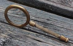 Magnifier With Brass Handles