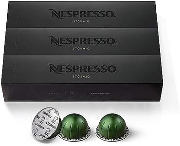 Coffee 30 Pods (3 Sleeves) Compatible with Nespresso VERTUOLINE Vertuo Line Machines Espresso Flavored Capsules Light/Medium/Dark Roast Choose Flavour (Stormio (Spicy Woody Cereal))