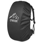 Crenze Backpack Rain Cover, 15-90L Waterproof Rucksack Cover with Reflective for Hiking Camping Traveling Cycling