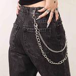 Bomine Hip Hop Pants Jean Chain Got