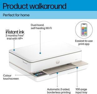 HP Envy 6120e Wireless All-in-One Printer – Print, Scan, Copy