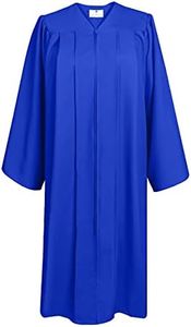 GradPlaza Matte Choir Robe for Church Baptism Officiant Confirmation or Costume,Graduation Gown for School