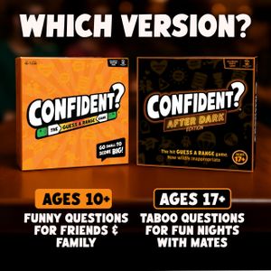 CONFIDENT Family Board Game – Trivia Party Game for All Ages