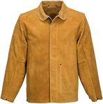 Portwest Leather Welding Jacket, Size: XXL, Colour: Tan, SW34TARXXL