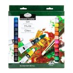 Royal & Langnickel Oil Color Artist Tube Paint, 21ml, 24-Pack