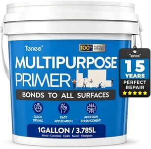 1 Gallon Liquid Rubber Multi-Purpose Primer, EPDM & TPO Primer with Gloves, Water-Based Elastomeric Roof Coating for Outdoor, High-Adhesion Bonding RV Roof Coating for Concrete, Deck, Wood, Metal