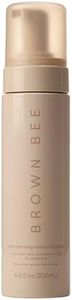 Brown Bee Hydro Self Tanning Mousse 200 ml – Clear Fast-Drying Self Tanner Mousse with Organic DHA, Almond Scent, Vegan & Cruelty-Free, Natural Streak-Free Bronzing Foam for Body
