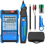 YGiTK Cable Tester PoE & NCV | Multifunction Network Cable Tester with LCD | Cable CAT5 CAT5e CAT6 Cat7 Cat8 Wire Tester | Test Length Measurement for Network Cable