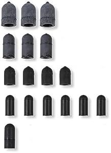 Holley Vacuum Caps, Rubber, Assortment, Set of 17