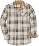 Dubinik® Mens Flannel Shirts Long S