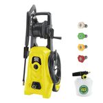 FGDCHNJ Electric Pressure Washer FGD3000 Power Washer 2030PSI 1.76GPM 1800W High Pressure Washer Portable Car Pressure Washer with Spray Gun and Foam Cannon