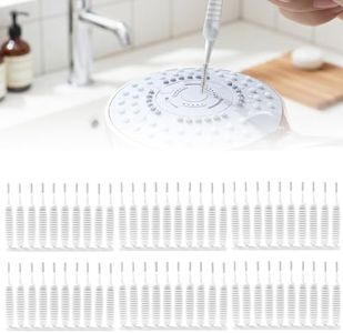 Shower Head Cleaning Brush for Small Hole, 2025 New Shower Head Cleaner Tool with Spiral Tip, Gap Hole Cleaning Brush Picks, Multifunction Tiny Brush for Nozzle Keyboard Port Crevice Sink Vent (100)