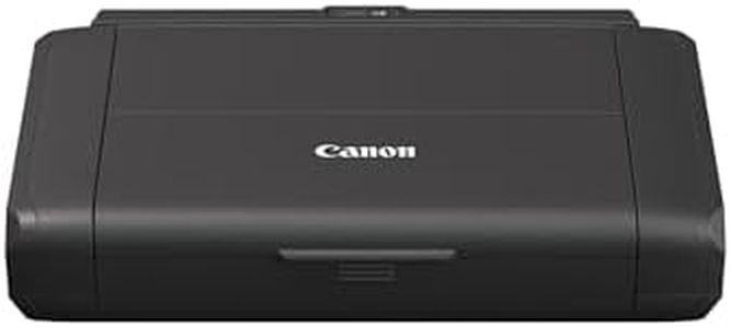 Canon MAXIFY BX110 Compact Printer - Wireless Printer with Rechargable Battery, Prints Up to A4 Size | Perfect for Home Office & Travel | Print via Laptop, PC or Smart Phone PRINT App