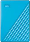 Western Digital 2TB My Passport Portable External Hard Drive HDD, USB 3.0, USB 2.0 Compatible, Blue - WDBYVG0020BBL-WESN