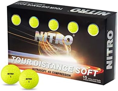 Nitro Tour Distance Soft 15 Pack - Yellow