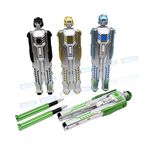 Asera 2 in 1 Robotic Transformer Gel Pen | Robotic Shape Pen | Cute Pen for Kids | Birthday Return Gifts | Unique & Trendy | Set of 2 (Robot Pen 2 Pcs)