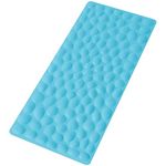 Non-Slip Bathtub Mat OTHWAY Soft Rubber Bathroom Bathmat with Strong Suction Cups (Blue)