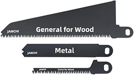 Replacement Electric Hand Saw Blade Combo Set, Compatible for Black+Decker SC500/PHS550B Navigator Saw, Wood Metal Plastic Cutting Blade 3-Piece