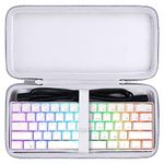 co2CREA Hard 60% Keyboard Storage Case for RK ROYAL KLUDGE RK61 60% / NEWMEN GM610 / MageGee 60% Mechanical Gaming Keyboard, Case Only