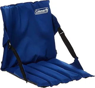 Coleman Portable Stadium Seat Bleacher Cushion with Backrest Lightweight Padded Seat Cushion