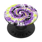 PopSockets Non Binary Pride Flag Spiral Tie Dye Nonbinary Non-Binary PopSockets Swappable PopGrip