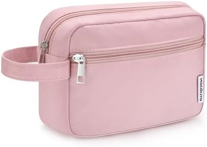 Beauty Case da Viaggio, MOCOCITO Borsa da Toilette Viaggio Custodia Trucco, Grande appesa borsa da toilette impermeabile, Borsa da Toilette per Donna Uomo(Rosa-N)