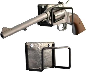 Boomstick Gun Accessories Wall Mount Single Handgun Pistol Vinyl Coated Metal Gun Rack