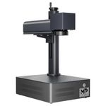 Monport 60W MOPA Fiber Laser Engraver, LightBurn Compatible 0.01mm Precise 10000mm/s High Speed, Handheld Laser Engraver Cutter, JPT Laser Source for Wood Metal Silver Color Marking BSLcad Included
