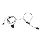 Pdflie Behind-The-Head Radio Earpiece with Boom Mic Finger Ptt Walkie Talkie Headset Compatible for Baofeng Kenwood Retevis UV-5R 888S