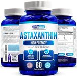 We Like Vitamins Astaxanthin 10mg Softgel - Highly Potent Astaxanthin Supplements from Haematococcus Pluvialis - Improves Eye, Joint, Skin Health & Energy Levels - 60 Count, 2 Month Supply