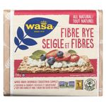 Wasa, Fibre Rye Crispbread, High Fibre, Low Calorie Snack, Non GMO, Healthy Crackers, 230g