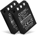 CELLONIC 2x LI-10B LI-12B Battery Compatible with Olympus mju 300, 400, 410, 500, 600, 800, 810, 1000, Stylus 300, Stylus 400 1100mAh 3.6V - 3.7V